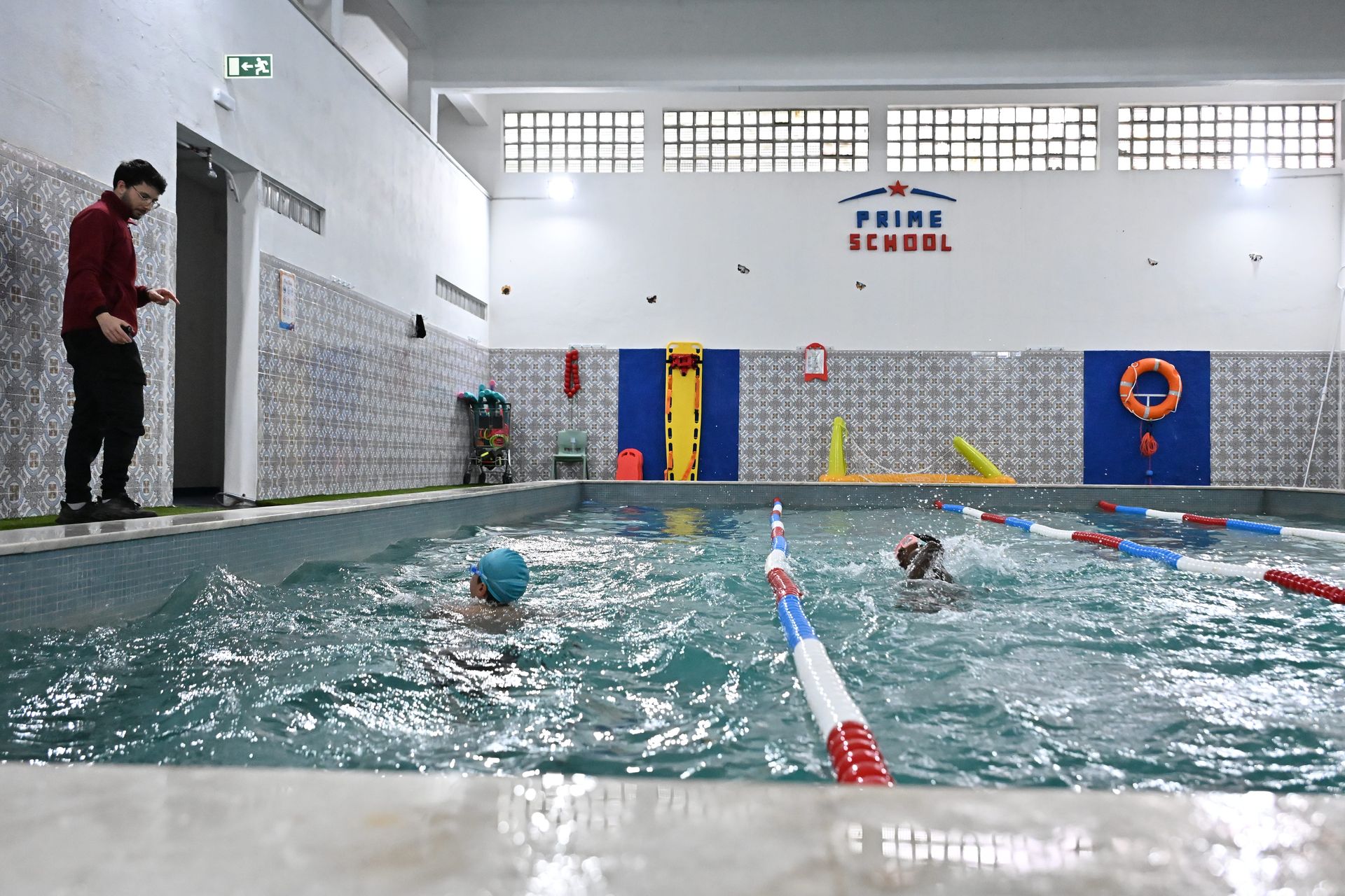 Prime School Lisbon swimming pool